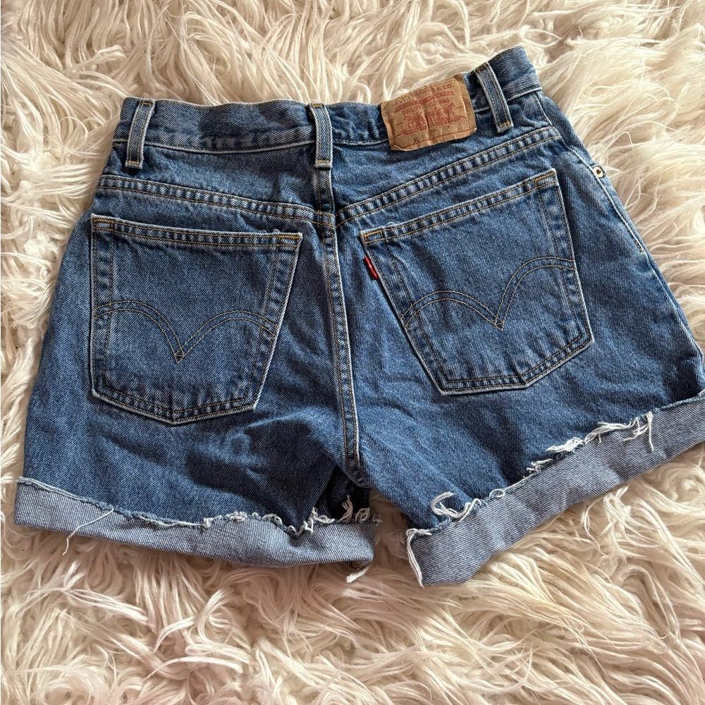 Levi's Blue Denim Jean Shorts